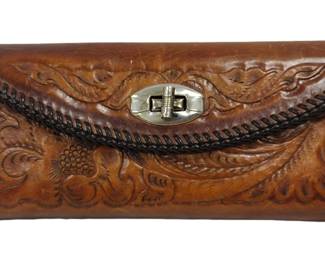 TOOLED LEATHER WALLET
