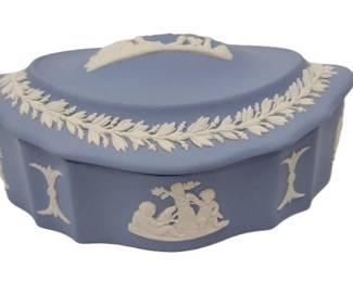 WEDGWOOD JASPERWARE TRINKET BOX