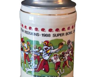 1987 Washington Redskins Limited Edition Superbowl Stein
