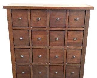 Pottery Barn Apothecary 16 Drawer Cabinet