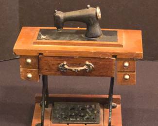 Vintage Sewing Table Music Box