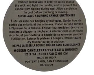 Pottery Barn Metal Tray