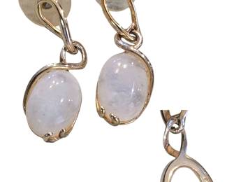 Moonstone Sterling Silver Earrings
