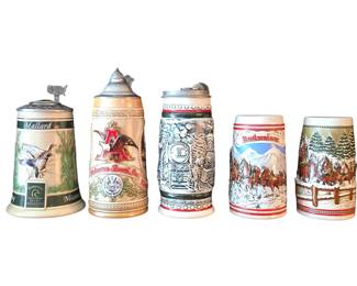 Budweiser Steins