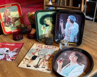 Vintage Coca Cola Trays, 1993 The Coca Cola Holiday Catalog, 1932 The Etude Music Magazine