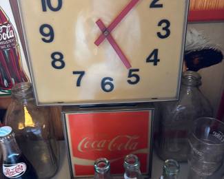 Circa 1970s Coca Cola Wall Clock