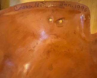 Mexican Folk Art Style Terra Cotta Sun Decor
