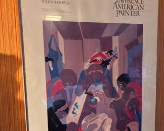 Jacob Lawrence Seattle Art Museum Exhibition Poster