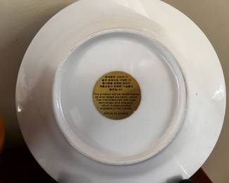 24K Gold Korea Decorative Plate