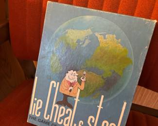 1970s Lie Cheat & Steal Board Game