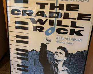 1985 The Cradle Will Rock Musical Poster