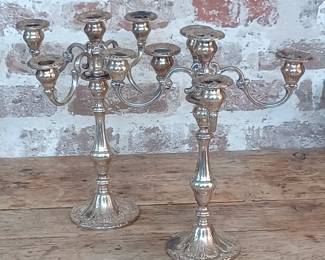 Sterling Candelabras