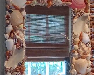 Vintage Sea Shell Mirror