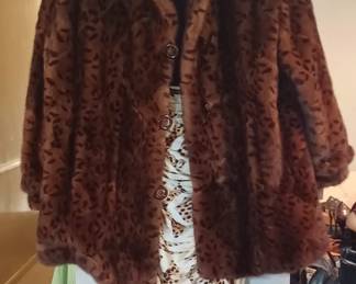 Leopard Print Mink oner Roberto Cavelli