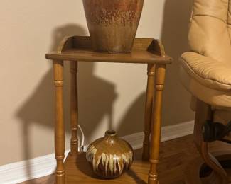 Vintage Wooden Telephone Table / Two-Tier Side Table
Charming vintage wooden table featuring a classic two-tier design — perfect for use as a telephone stand, accent table, or side table. Sturdy construction with warm wood tones adds a touch of nostalgia and elegance to any room.