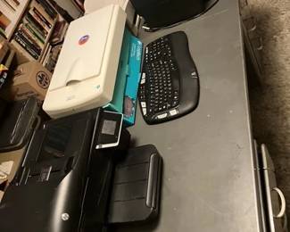 Printers, keyboards, scanners etc