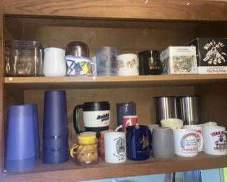 Glasses, cups, mugs