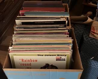 Record albums (we have even more than these)