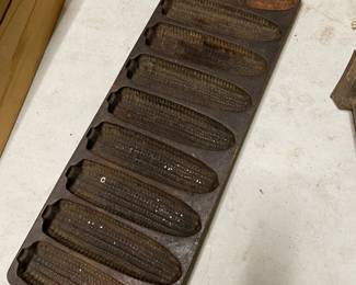 Antique Cast Iron Corn Muffin Pan