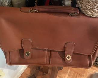 coach leather briefcase /satchel