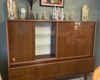 amazing authentic mid century buffet  tons of storage  and so fine looking !!!