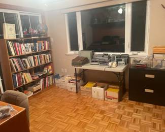 office and books 