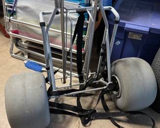 Wheeleez Beach Cart Rubber Wheels