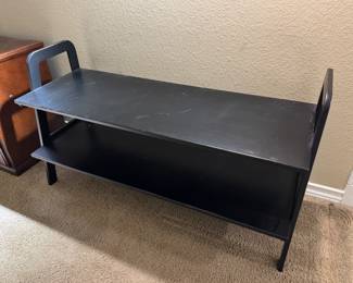 Espresso 2 Teir Shelf 55 wide 19 deep 31 tall
