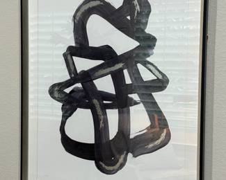 Framed signed and numbered 3027/3600 print 31 1/2 wide 40 tall 