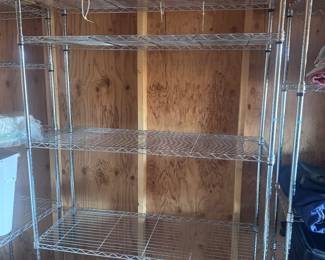 14 total racks/shelving