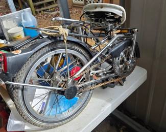 Pair of folding adult bicycles