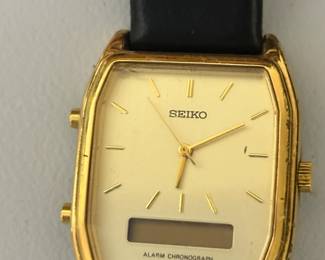 Vintage SEIKO H601 Analog - Digital ALARM CHRONOGRAPH "JAPAN"
