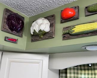 Carol Cline Ceramic Fruit & Vegetables Collection