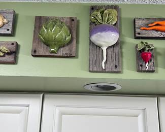 Carol Cline Ceramic Fruit & Vegetables Collection