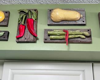 Carol Cline Ceramic Fruit & Vegetables Collection