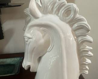 ceramic horse head