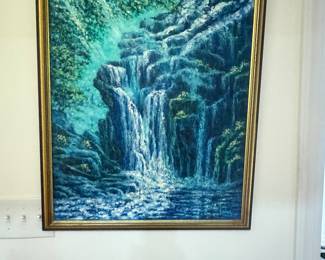 Oil on canvas painted by Luisa Smote, exhibited at Aiken art Center