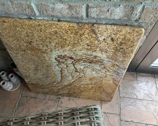 marble slab with finished edges