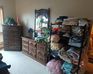 Dressers and bedding