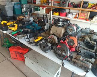 Lots of power tools!