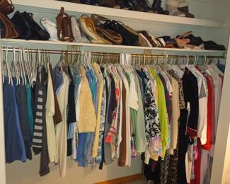 Ladies clothing, shoes and purses