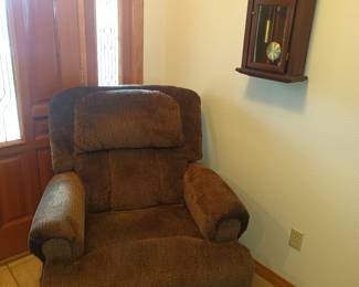 Another clock and recliner