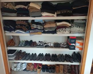 Shoes and sweaters