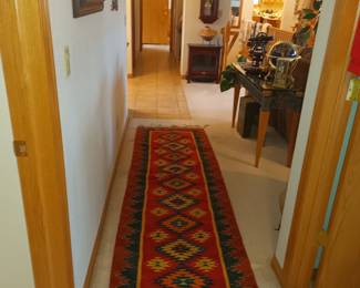 Long Native american runner rug