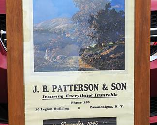 Large Maxfield Parrish Advertising Calendar