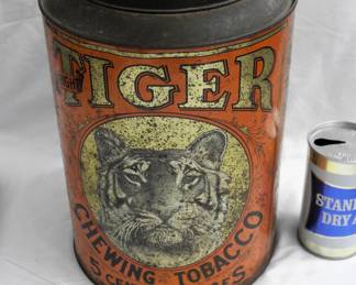 Tobacco Advertising Tin - Tiger