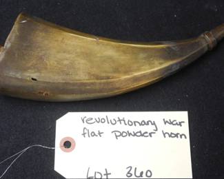 Revolutionary War Powder Horn