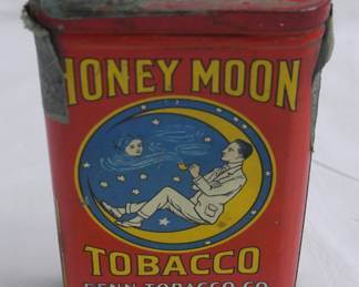 Tobacco Advertising Tin - Honey Moon