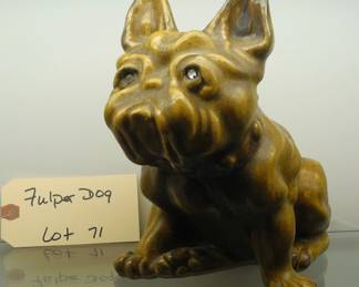 Fulper Pottery Dog