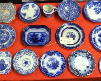 Collection of Flow Blue